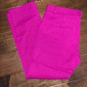 Banana Republic Pink Sloan Pants. Size 6P NWOT